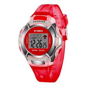 Waterproof Sports Kids Watches Digital LED Alarm Date
