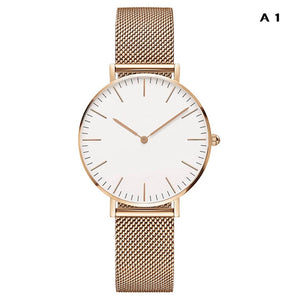 Classic Striped Watch Reloj Mujer