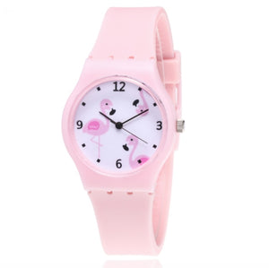 Silicone Candy Color Student Watch