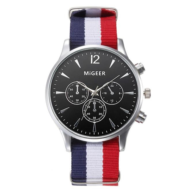 Reloj Canvas Watchband Quartz Watch