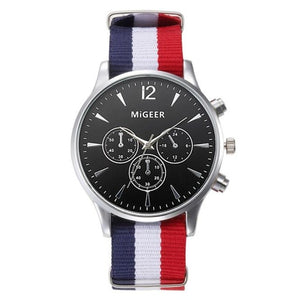 Reloj Canvas Watchband Quartz Watch