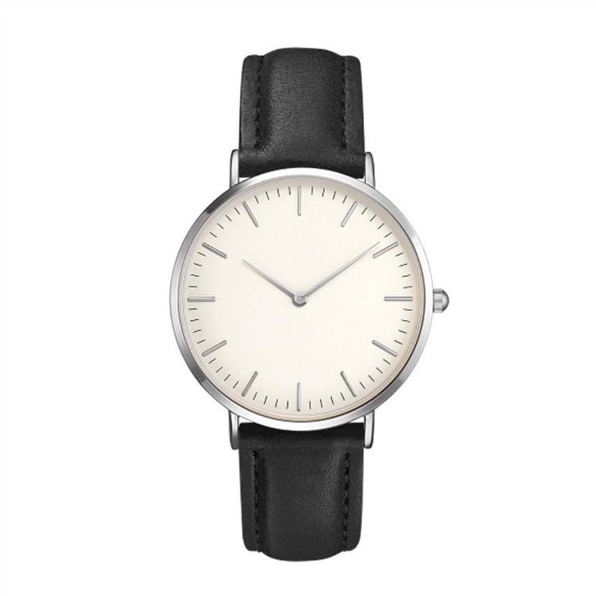 Ladies Elegant Leather Strap Wrist Watches