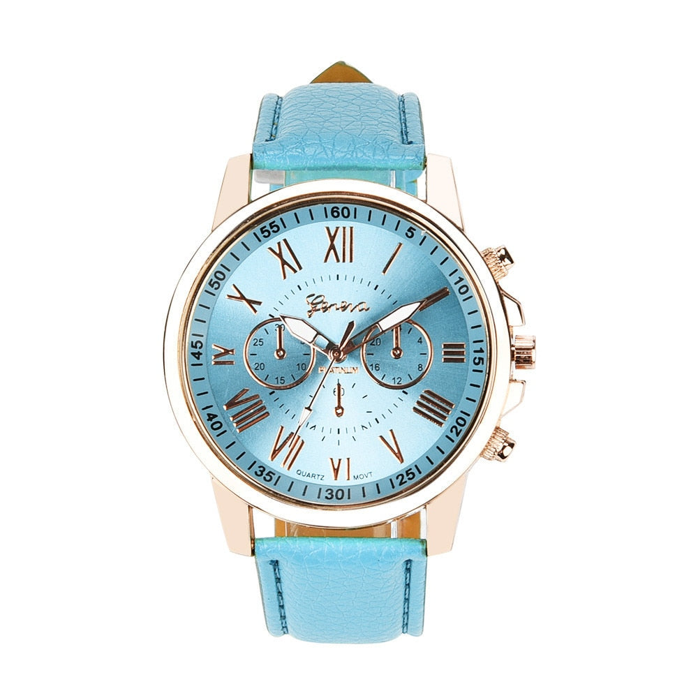 Geneva Reloj Roman Numerals Watch